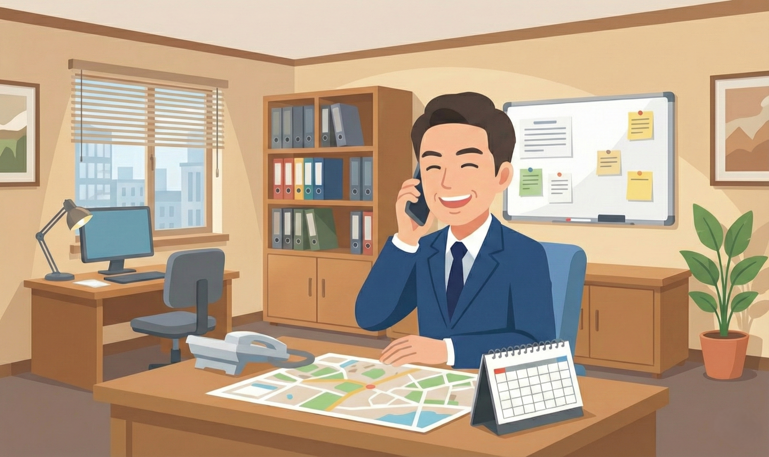 A警備保障 オフィス風景