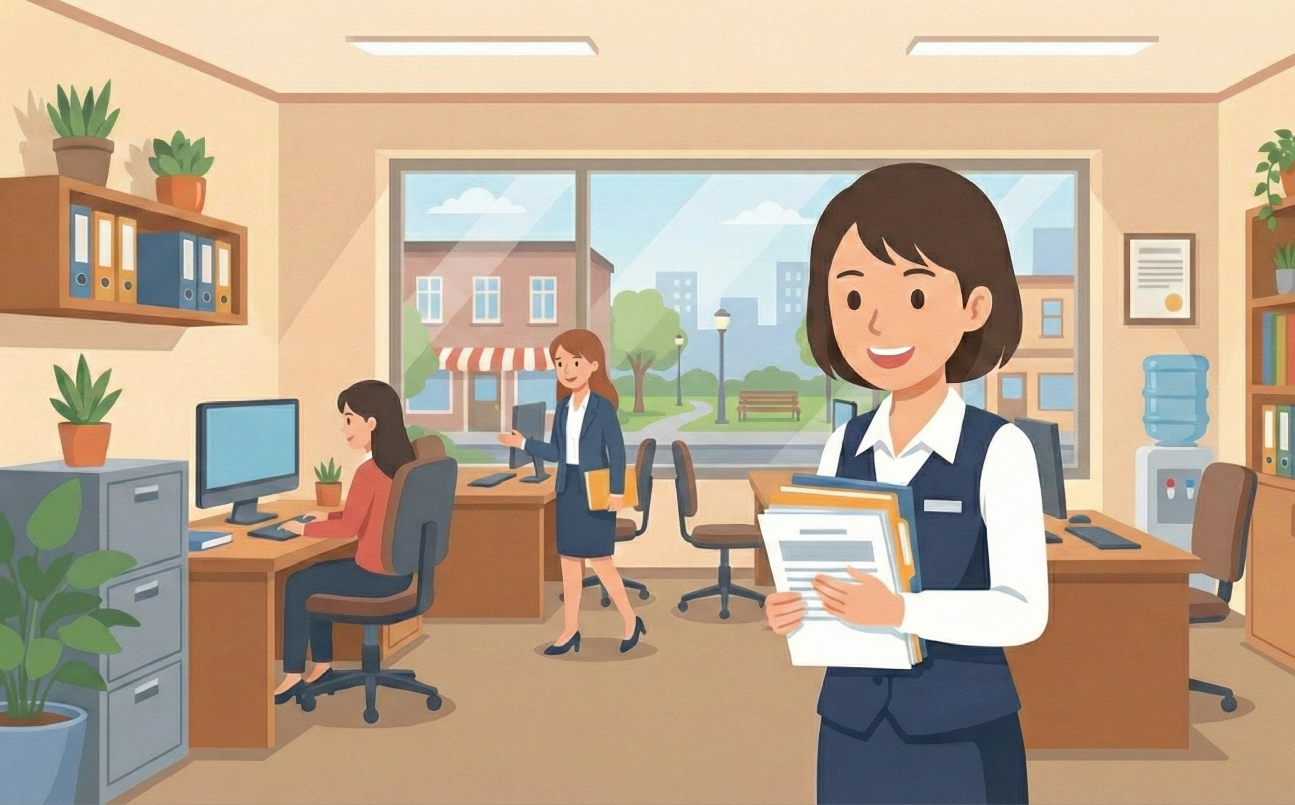 Bセキュリティー オフィス風景